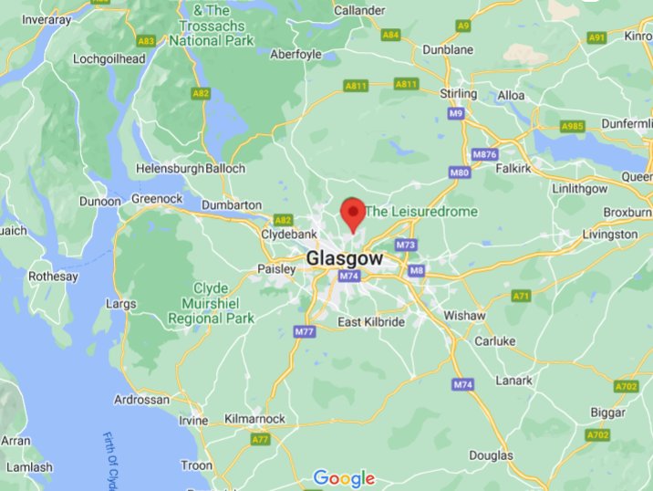 Bishopbriggs Scotland Uk Area Map And More