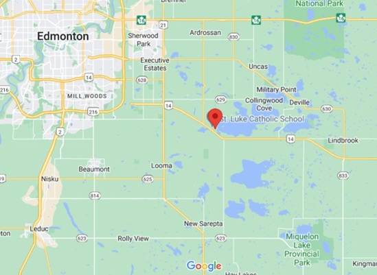 South Cooking Lake, Alberta area map & More