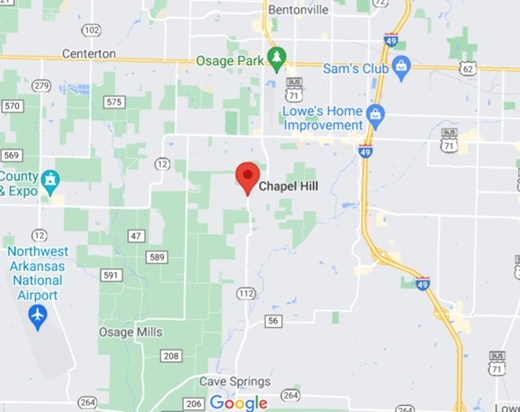 Chapel Hill Bentonville Nbhd Arkansas Area Map More