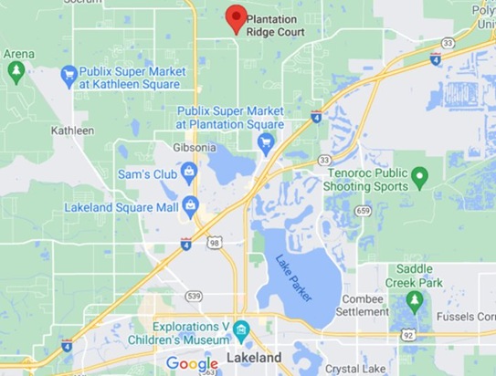 Plantation Ridge Lakeland Nbhd Florida Area Map More