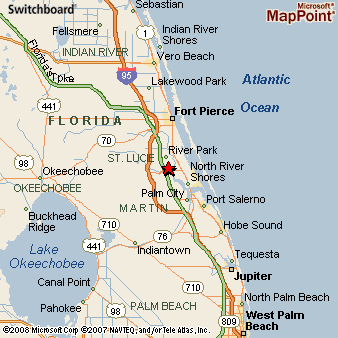 Where Is Port St Lucie Florida On The Map Port St Lucie, Florida Area Map & More