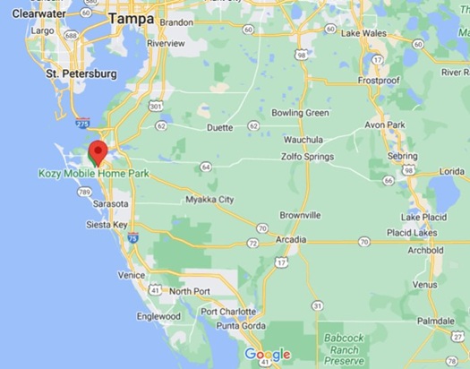 South Bradenton Florida Area Map And More 0928