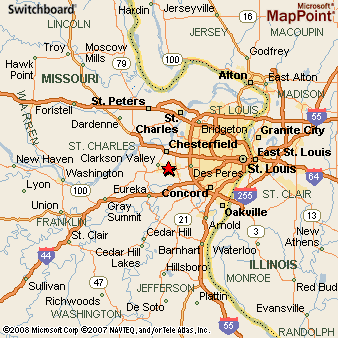 Where is Ballwin, Missouri? see area map & more