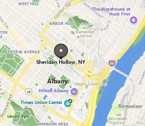 Where Is Sheridan Hollow Albany Nbhd New York See Area Map More