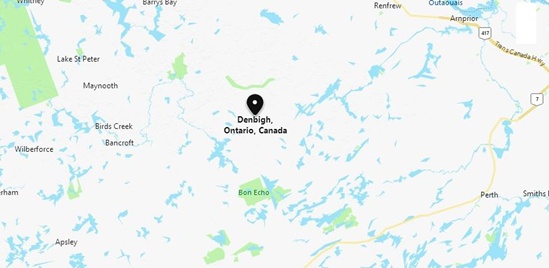 Denbigh Ontario Area Map And More