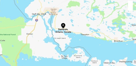 Desbarats, Ontario Area Map & More