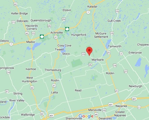 Farrell Corners Ontario Area Map More