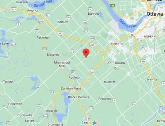 Manion Corners Ontario Area Map More