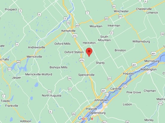 Mccarleys Corners Ontario Area Map More