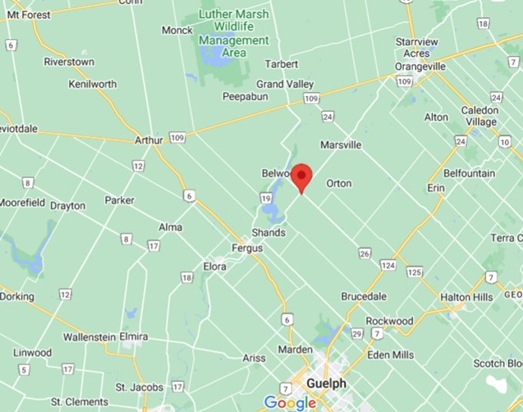 Simpson Corners Ontario Area Map More