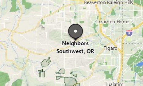 Where is Neighbors Southwest [Beaverton nbhd], Oregon? see area map & more