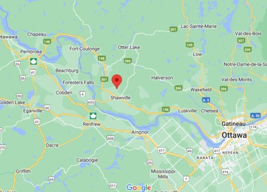 Where Is Clarendon Quebec Area Map More