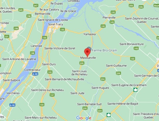 Where Is St Amie Quebec Area Map More