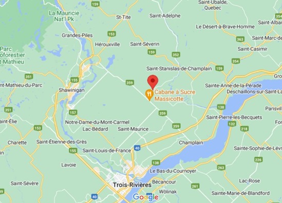 Where Is St Narcisse Quebec Area Map More