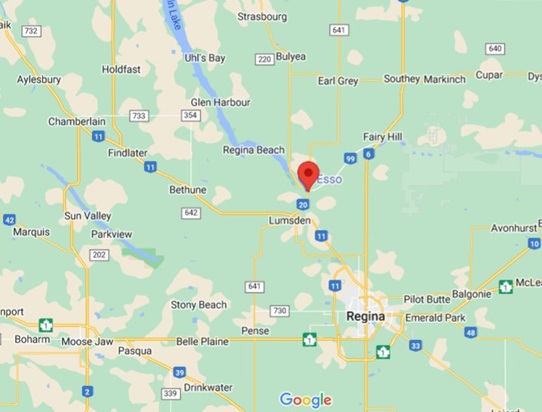 Craven, Saskatchewan area map & More