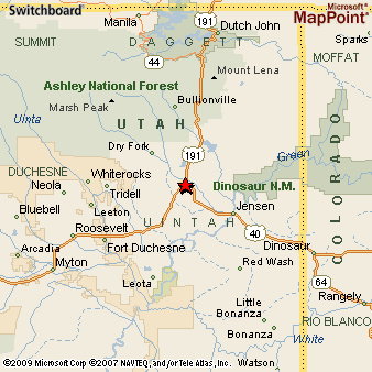 Utah  on Map Courtesy Of Maps On Us