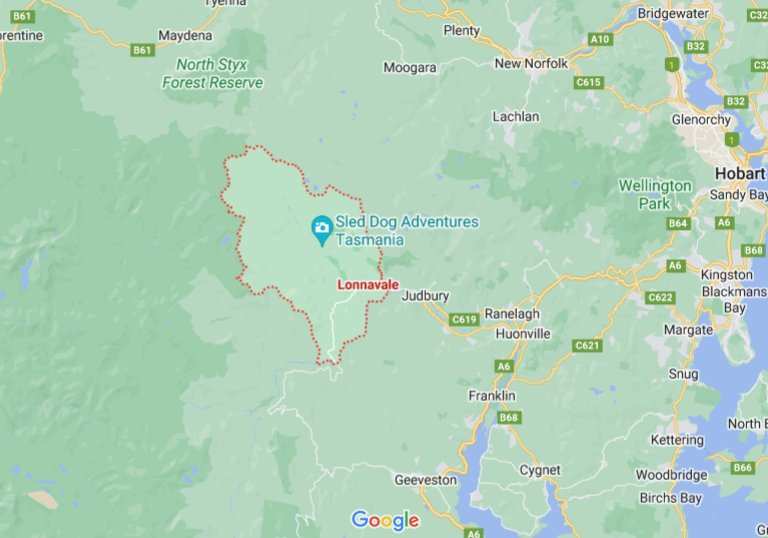 Where is Lonnavale (Tasmania), Australia? see area map & more