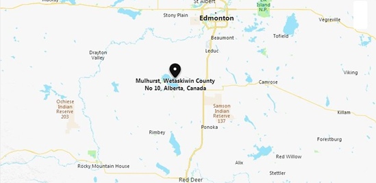 Mulhurst, Alberta Area Map & More