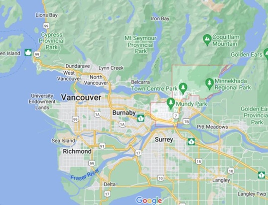 Where is Coquitlam, British Columbia? see area map & more