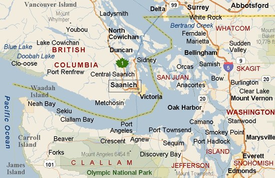 Where Is Saanich, British Columbia? See Area Map & More