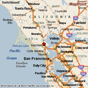 Santa Venetia, California Area Map & More