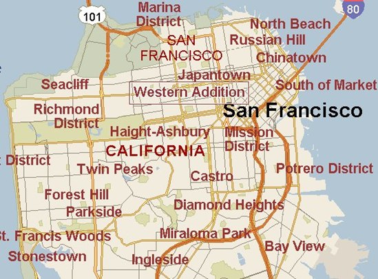 Where is Western Addition [San Francisco nbhd], California? see area ...