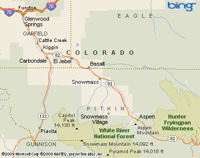 Old Snowmass, Colorado Area Map & More