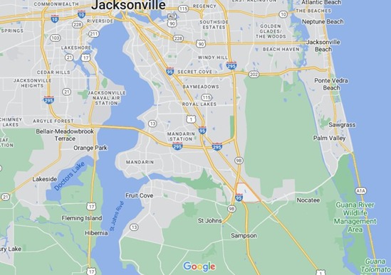 Bartram Springs [Jacksonville nbhd]. Florida area map & More