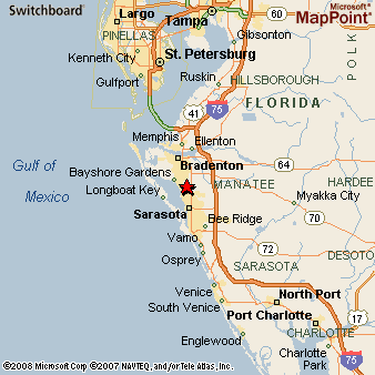 Tallevast, Florida Area Map & More