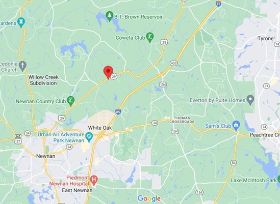 Madras, Georgia area map & More