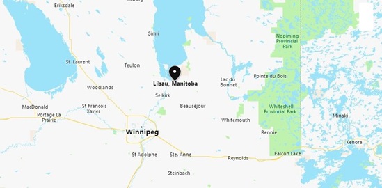 Libau, Manitoba Area Map & More