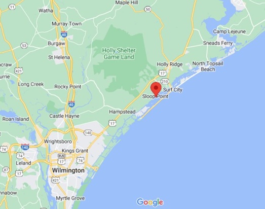 Where is Sloop Point, North Carolina? see area map & more