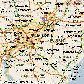 Marlton, New Jersey Area Map & More