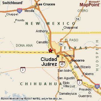 Sunland Park, New Mexico Area Map & More