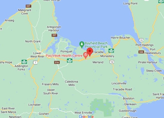 Where Is Afton Station Nova Scotia Area Map More