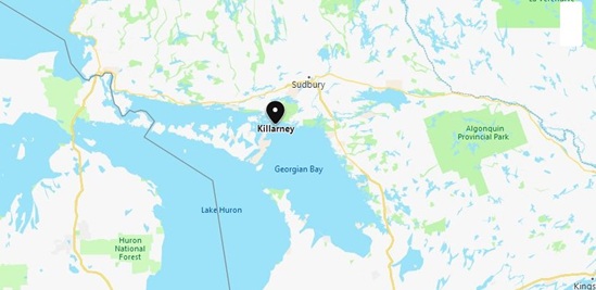 Killarney, Ontario Area Map & More