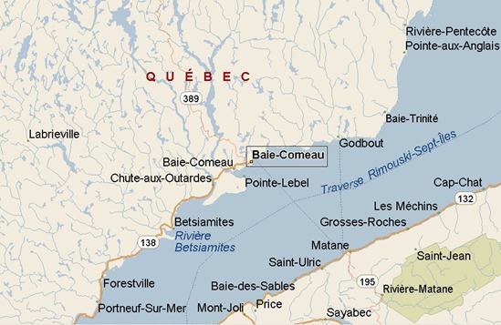 Where is Baie-Commeau, Quebec area map & More