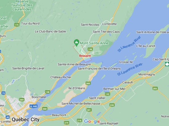 Where is Beaupre, Quebec area map & More