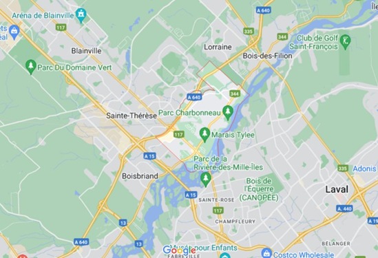 Where is Rosemere, Quebec area map & More