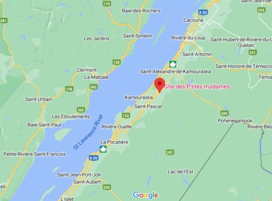 Where is Ste-Helene-de-Kamouraska, Quebec area map & More