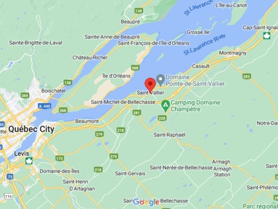 Where is St-Vallier, Quebec area map & More