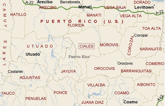 Mapa De Ciales