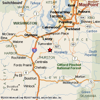 Where is Rainier, Washington? see area map & more